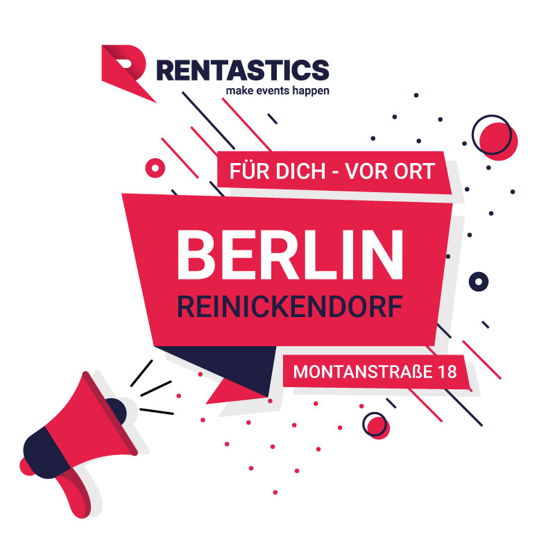 Für dich vor Ort: Niederlassung RENTASTICS Berlin.