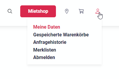 Registrierung und Anmeldung im neuen RENTASTICS User-Konto.